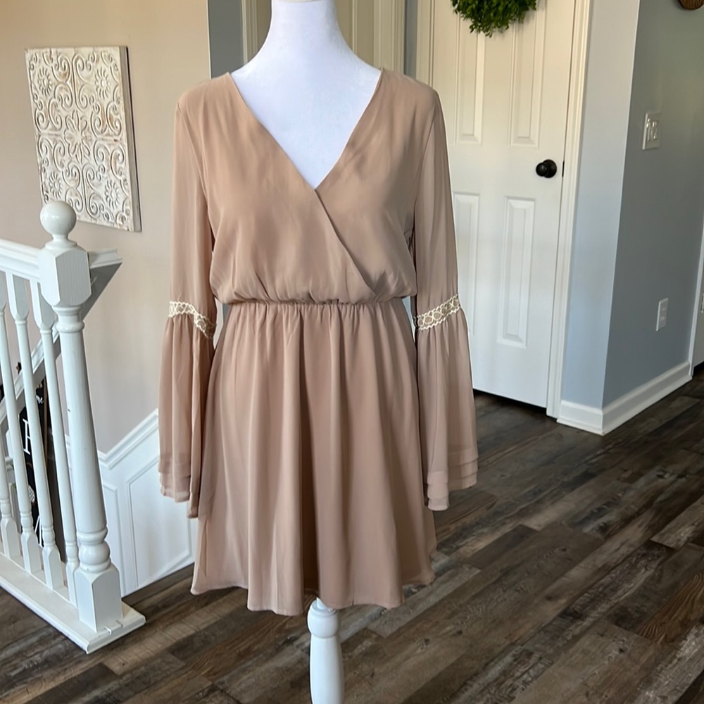 Boutique Mock Wrap Dress